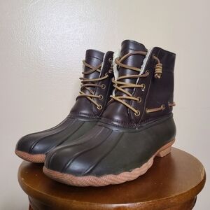 Seven7 Brown Waterproof Duck Boots